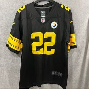 Nike NFL Najee Harris Pittsburgh Steelers On Field Stitched Jersey #22 Mens XL
